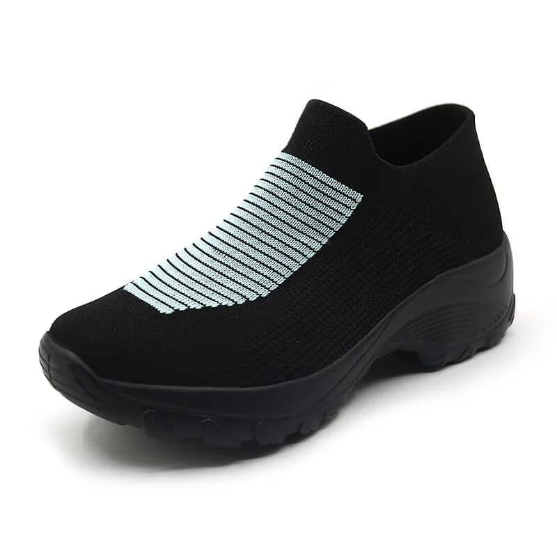 Cuzcare Women Orthopedic Shoes Arch Support Breathable Elastic Shoes