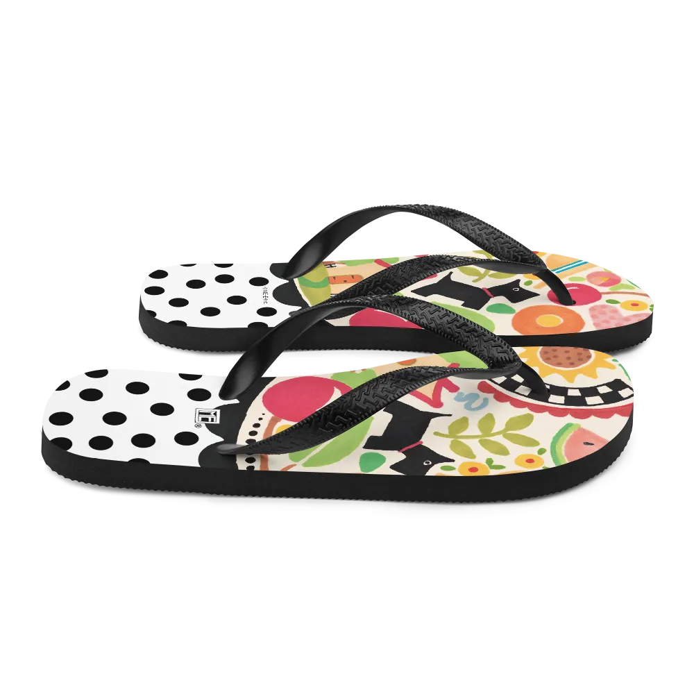Mary's Icons Flip-Flops